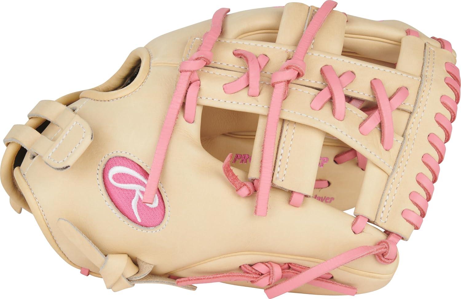 imageRawlings Heart of The Hide Fastpitch Softball Glove Sizes 1175quot 1275quot Multiple StylesCamel Pink Split Single Post Web