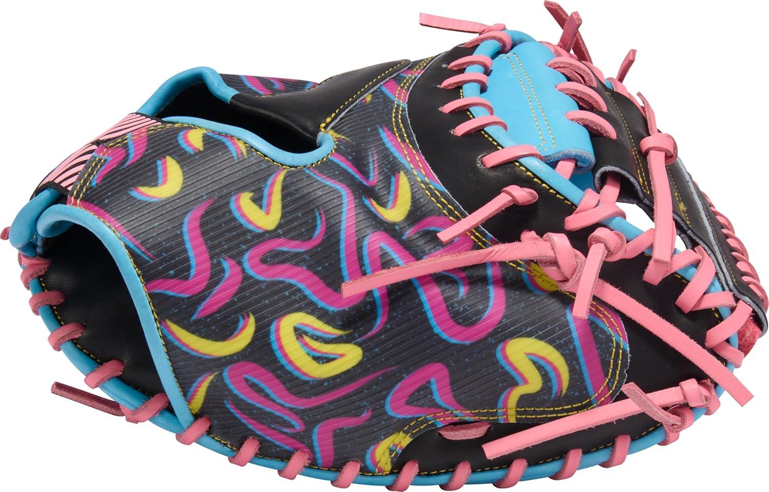 imageRawlings REV1X Baseball Glove Sizes 115quot 1275quot Multiple StylesColumbia Blue Black 1Piece Solid Web