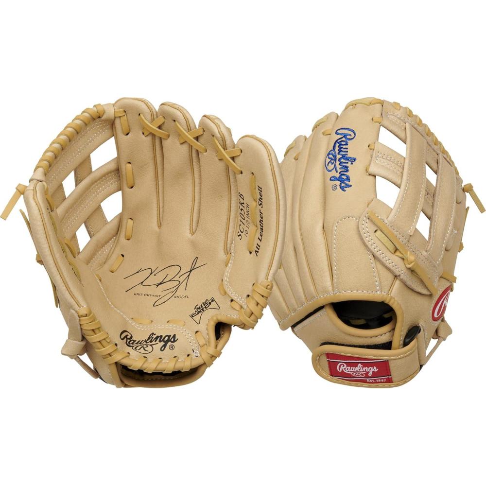 imageRawlings Sure Catch TBall ampamp Youth Baseball Glove Sizes 95quot 115quot Multiple StylesKris Bryant Model
