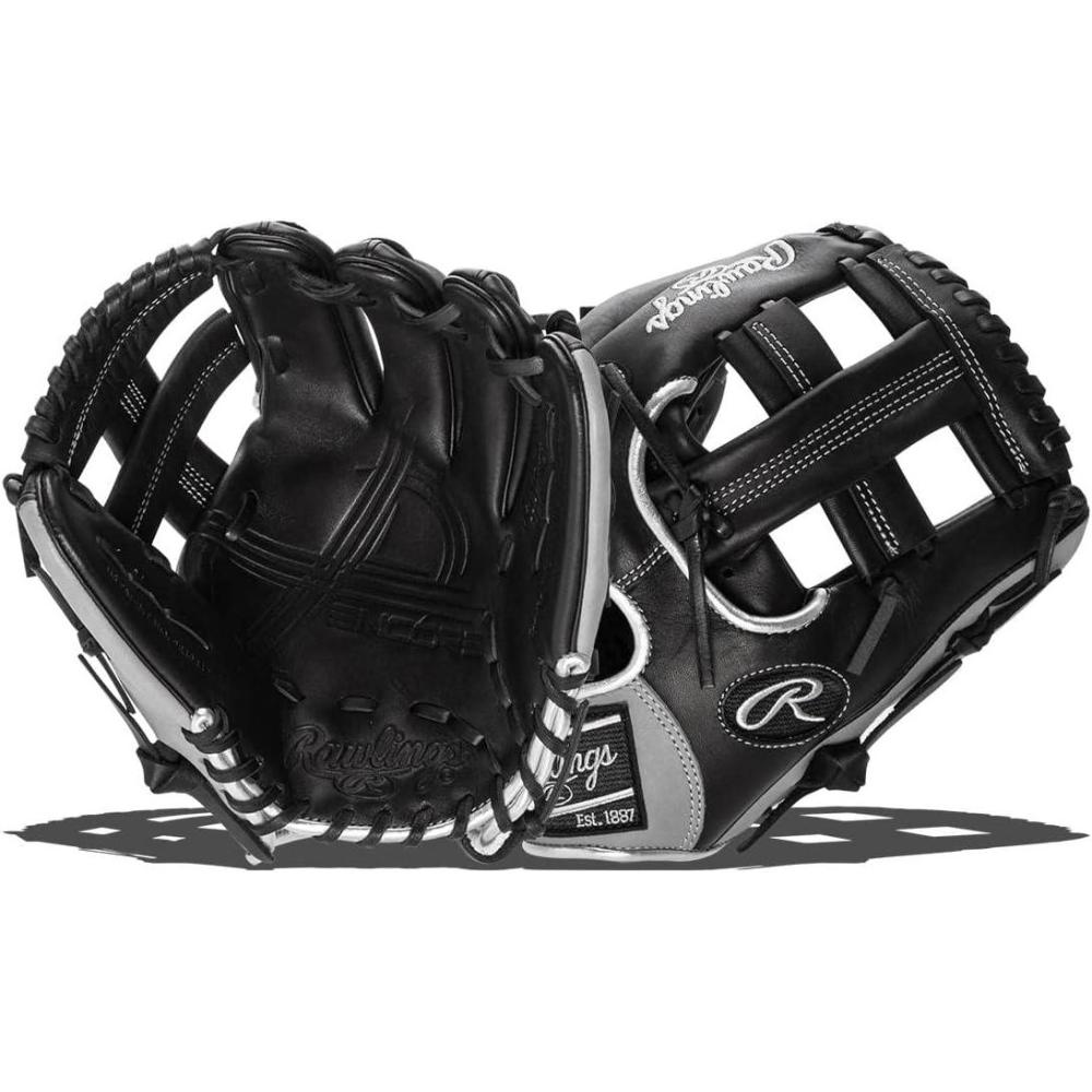 imageRawlings Encore Baseball Glove  Sizes 115quot  1225quot  Multiple StylesBlack  Single Post Web
