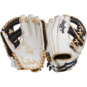Rawlings | Heart of The Hide Fastpitch Softball Glove | Sizes 11.75″ – 12.75″ | Multiple Styles(White / Black / Gold | Split Single Post Web)