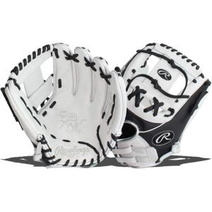 Rawlings | Heart of The Hide Fastpitch Softball Glove | Sizes 11.75″ – 12.75″ | Multiple Styles(White / Black / Platinum | Pro I Web)