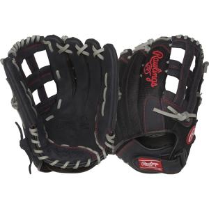 Rawlings | Renegade Adult Ball Glove | Baseball/Slowpitch Softball | Multiple Styles(Pro H-Web | Black / Grey)