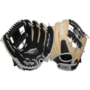 Rawlings | Sure Catch T-Ball & Youth Baseball Glove | Sizes 9.5″ – 11.5″ | Multiple Styles(Black / Camel)