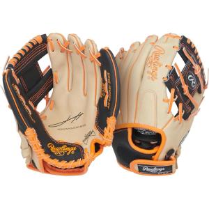 Rawlings | Sure Catch T-Ball & Youth Baseball Glove | Sizes 9.5″ – 11.5″ | Multiple Styles(Jackson Holiday Model)