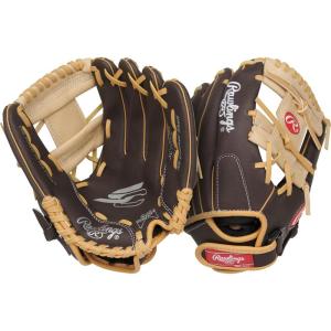 Rawlings | Sure Catch T-Ball & Youth Baseball Glove | Sizes 9.5″ – 11.5″ | Multiple Styles(Mocah / Camel)