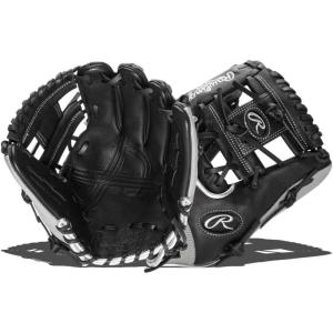 Rawlings Encore Baseball Glove | Sizes 11.5″ – 12.25″ | Multiple Styles(Black – Pro I Web)