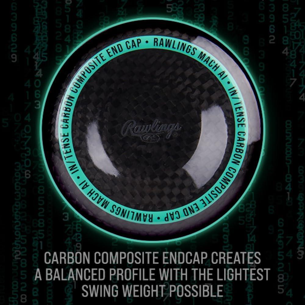 imageRawlings 2025 MACH AI Baseball Bat BBCOR 3 Drop 2 58quot Barrel 1 Pc Hybrid34 inch