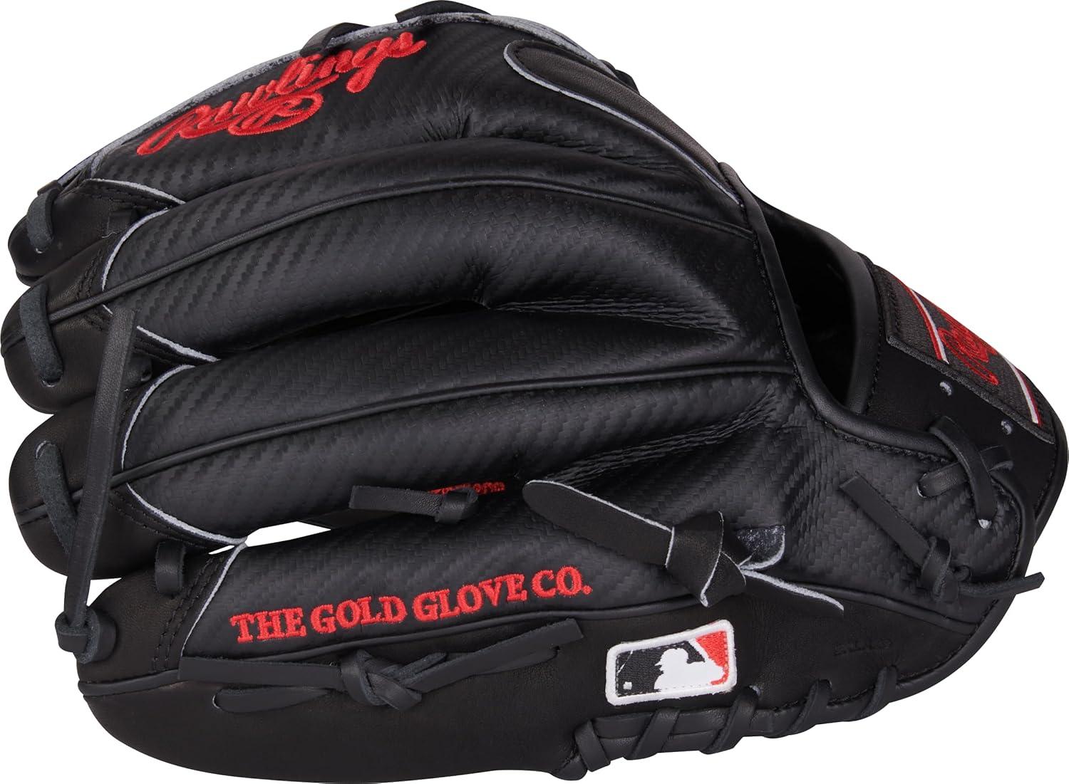 imageRawlings Heart of The Hide Baseball Glove Lightweight HYPERSHELL ampamp SPEEDSHELL Models Multiple StylesHypershell 2Piece Solid Web Black Red