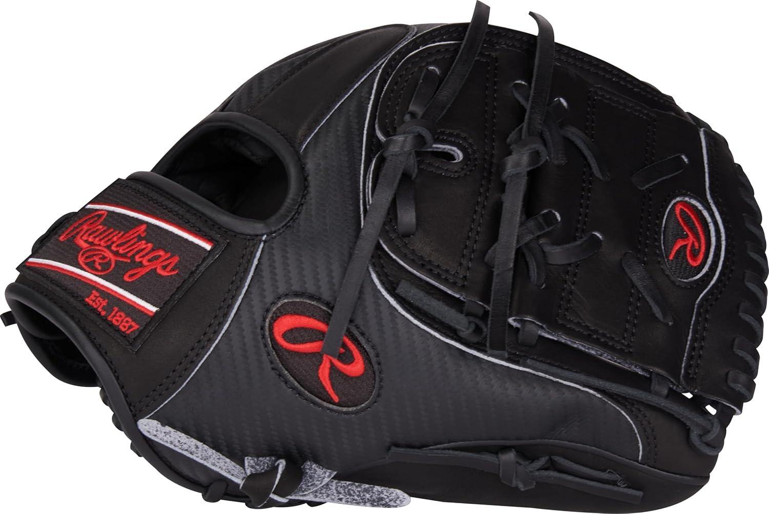 imageRawlings Heart of The Hide Baseball Glove Lightweight HYPERSHELL ampamp SPEEDSHELL Models Multiple StylesHypershell 2Piece Solid Web Black Red