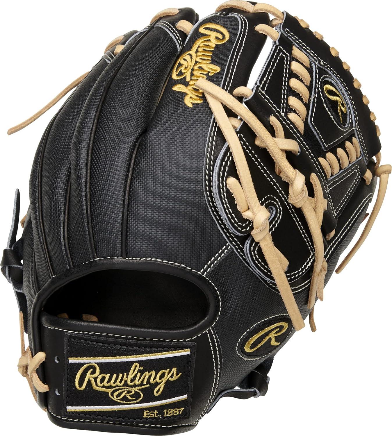imageRawlings Heart of The Hide Baseball Glove Lightweight HYPERSHELL ampamp SPEEDSHELL Models Multiple StylesSpeedshell 2Piece Solid Web Black Camel