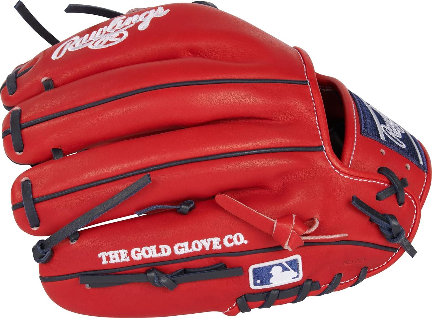 imageRawlings Heart of The Hide MLB Team Logo Baseball Glove All MLB Team Options AvailableLos Angeles Angels 115 Pro IWeb