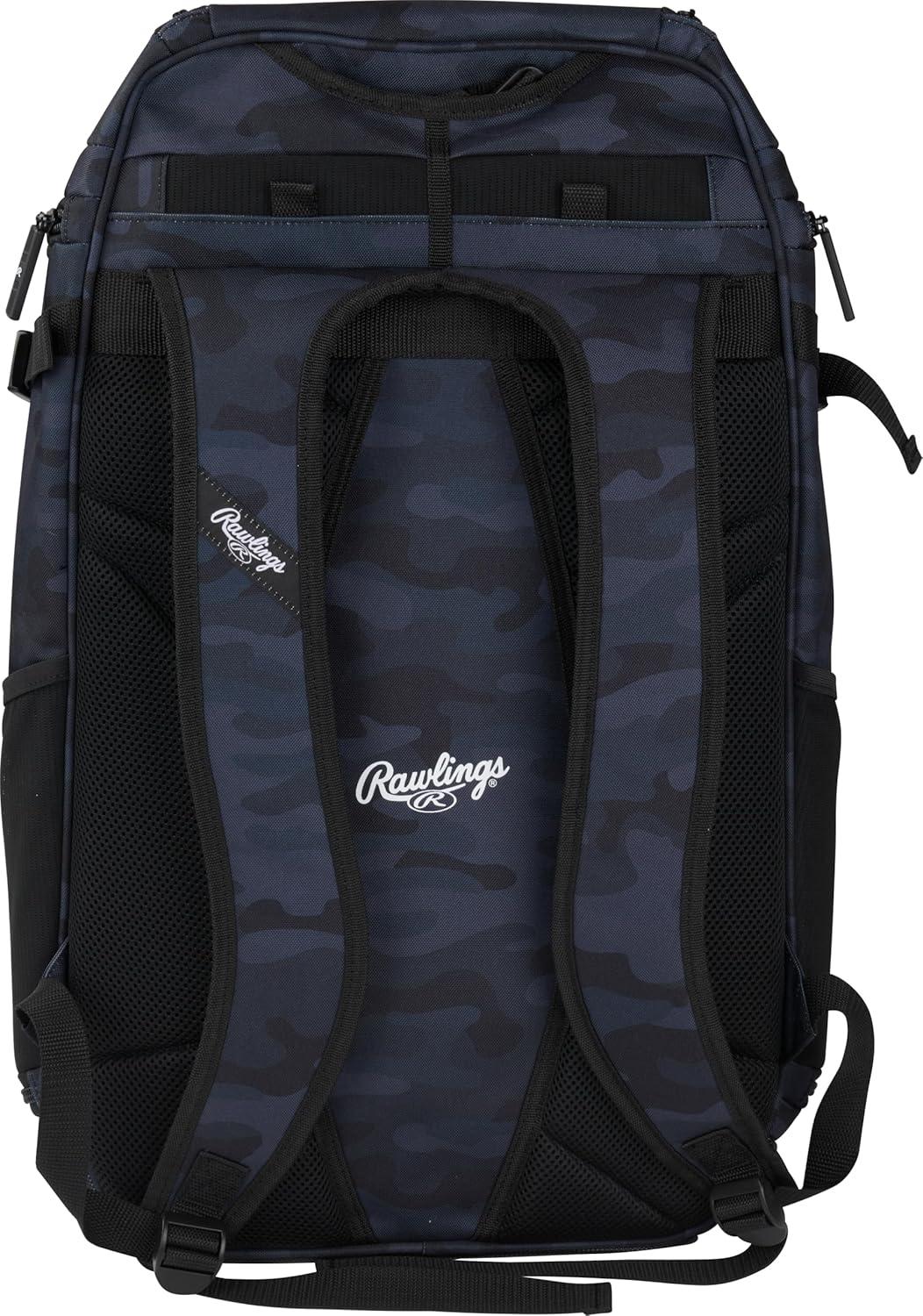 imageRawlings LEGION 20 Players Backpack BaseballSoftball Multiple StylesBLACK CAMO