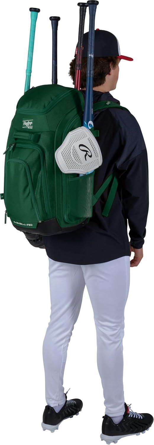 imageRawlings LEGION 20 Players Backpack BaseballSoftball Multiple StylesDARK GREEN