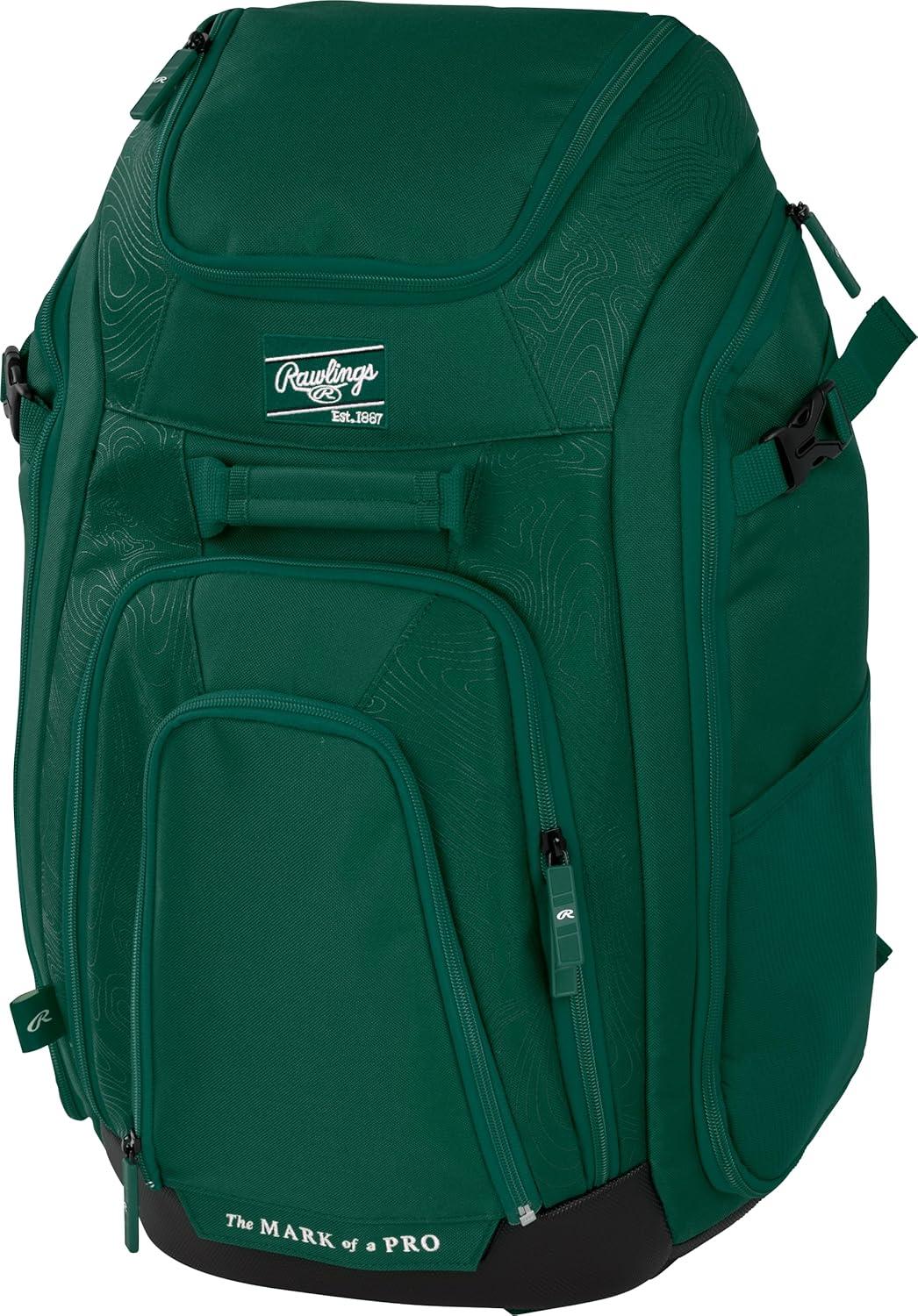 imageRawlings LEGION 20 Players Backpack BaseballSoftball Multiple StylesDARK GREEN