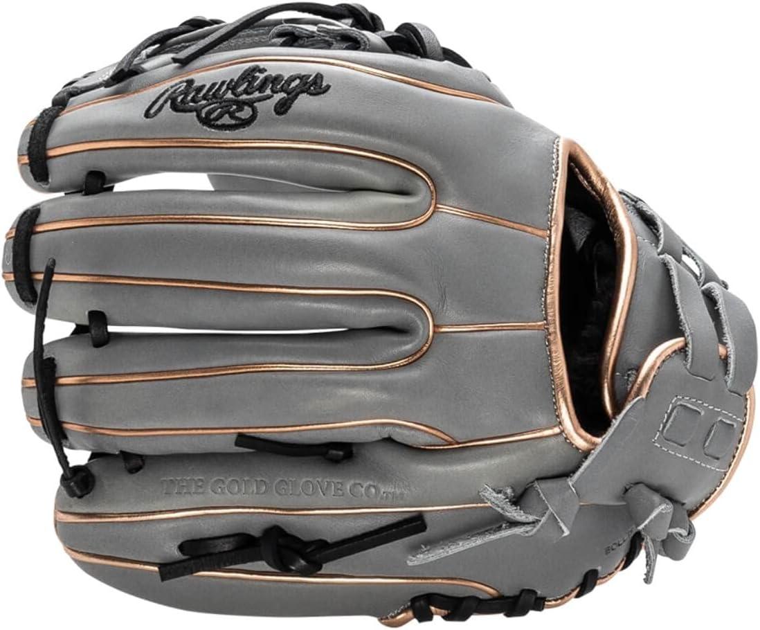 imageRawlings Liberty Advanced Fastpitch Softball Glove Sizes 1175quot 1325quot Multiple StylesGray Black Gold Pro I Web