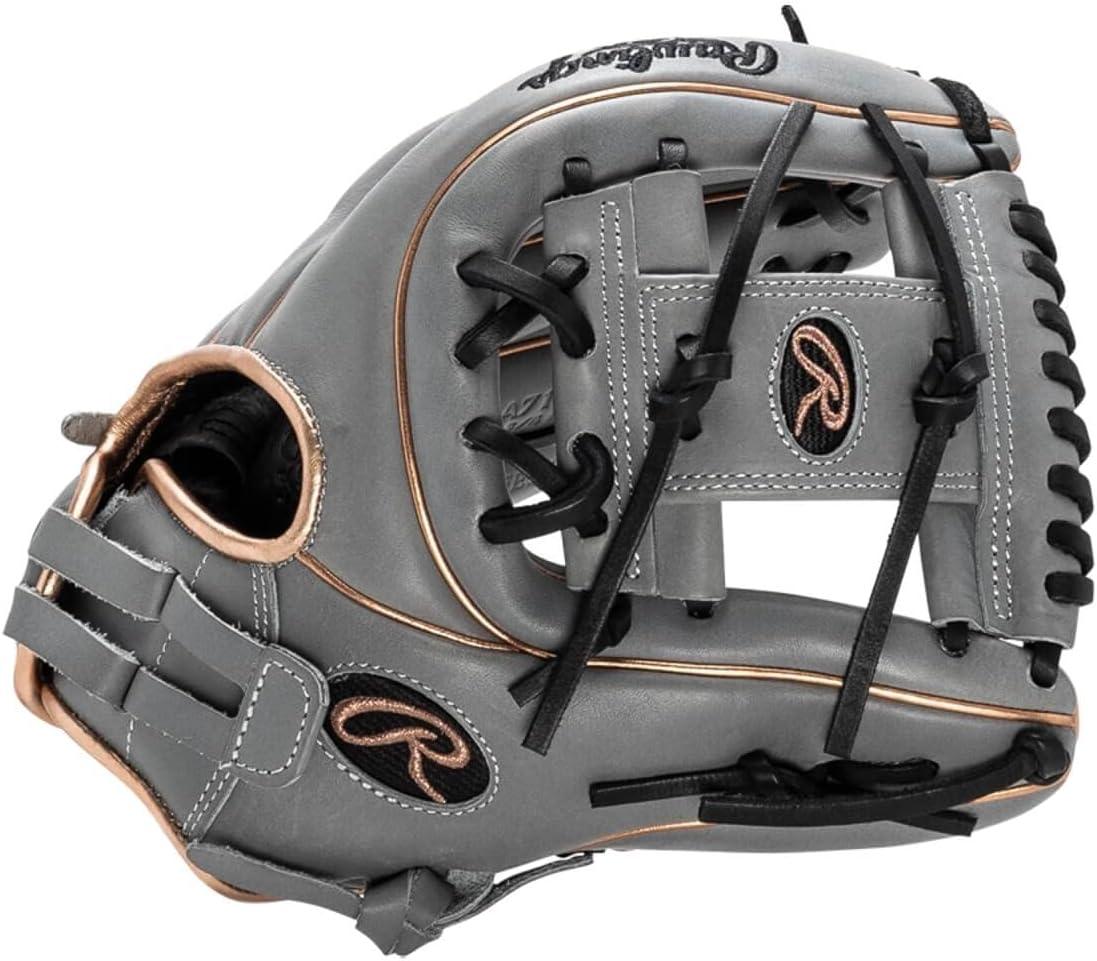 imageRawlings Liberty Advanced Fastpitch Softball Glove Sizes 1175quot 1325quot Multiple StylesGray Black Gold Pro I Web