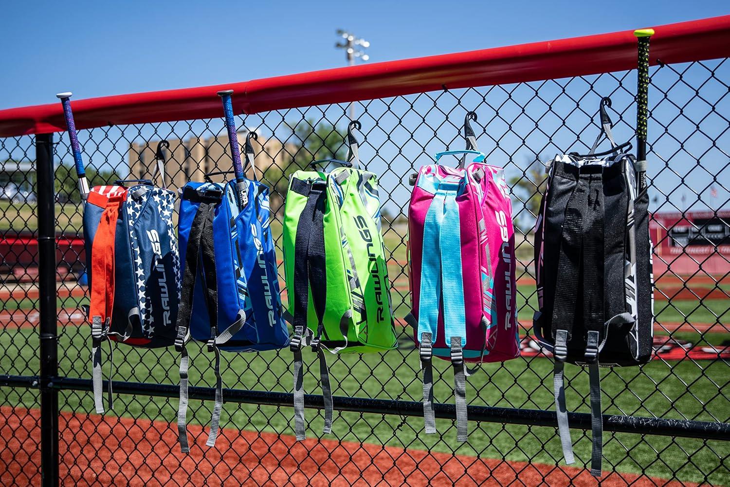 imageRawlings REMIX Duffel Equipment Bag TBall ampamp Youth BaseballSoftball Multiple ColorsUSA