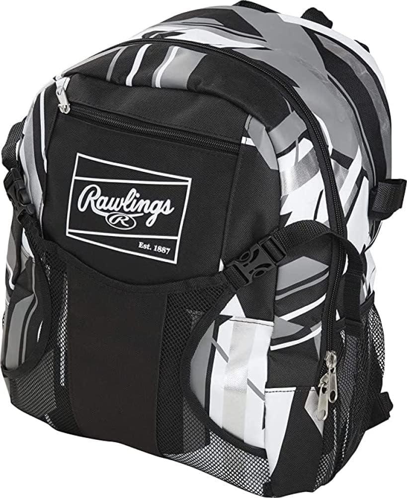 imageRawlings REMIX TBall ampamp Youth Backpack Equipment Bag BaseballSoftball Multiple ColorsBlack