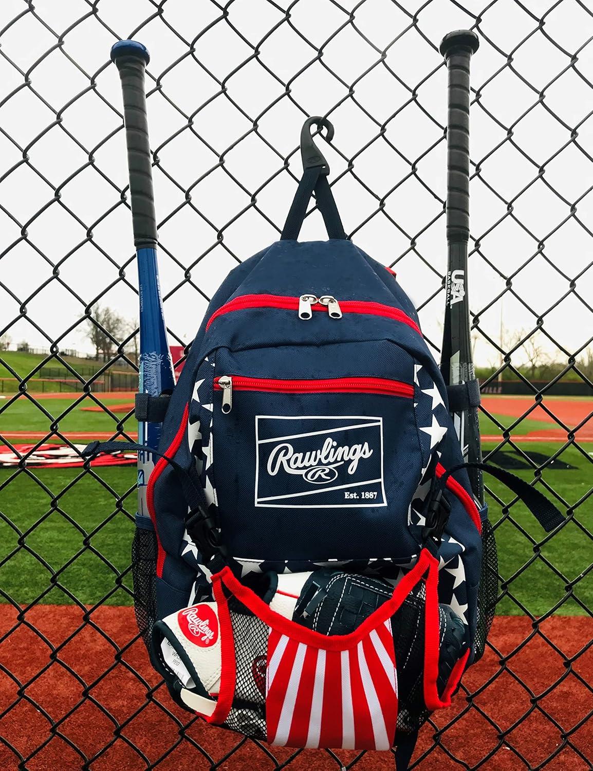 imageRawlings REMIX TBall ampamp Youth Backpack Equipment Bag BaseballSoftball Multiple ColorsUsa