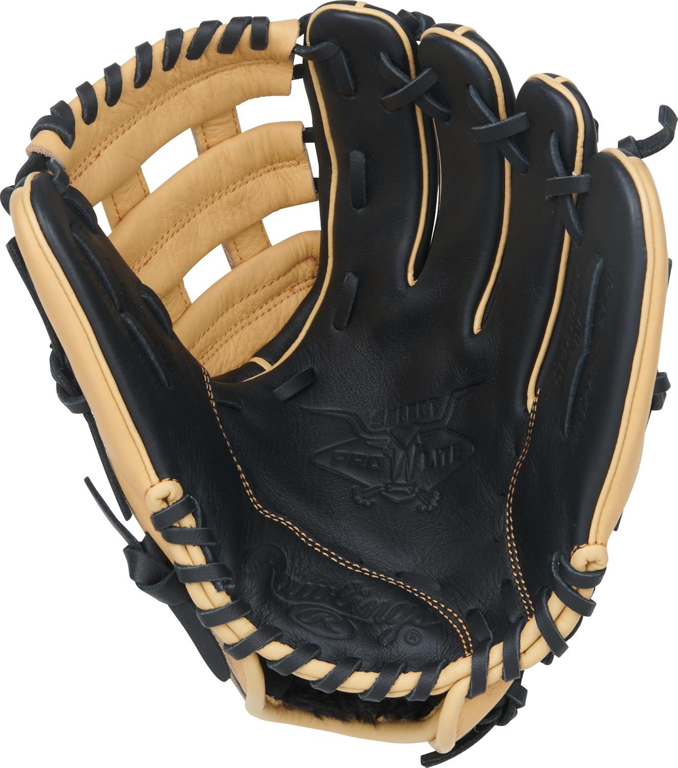 imageRawlings Select PRO LITE Youth Baseball Glove Pro Player Models Sizes 105quot 1225quot Multiple StylesFernando Tatis Jr Pro H Web Black Camel