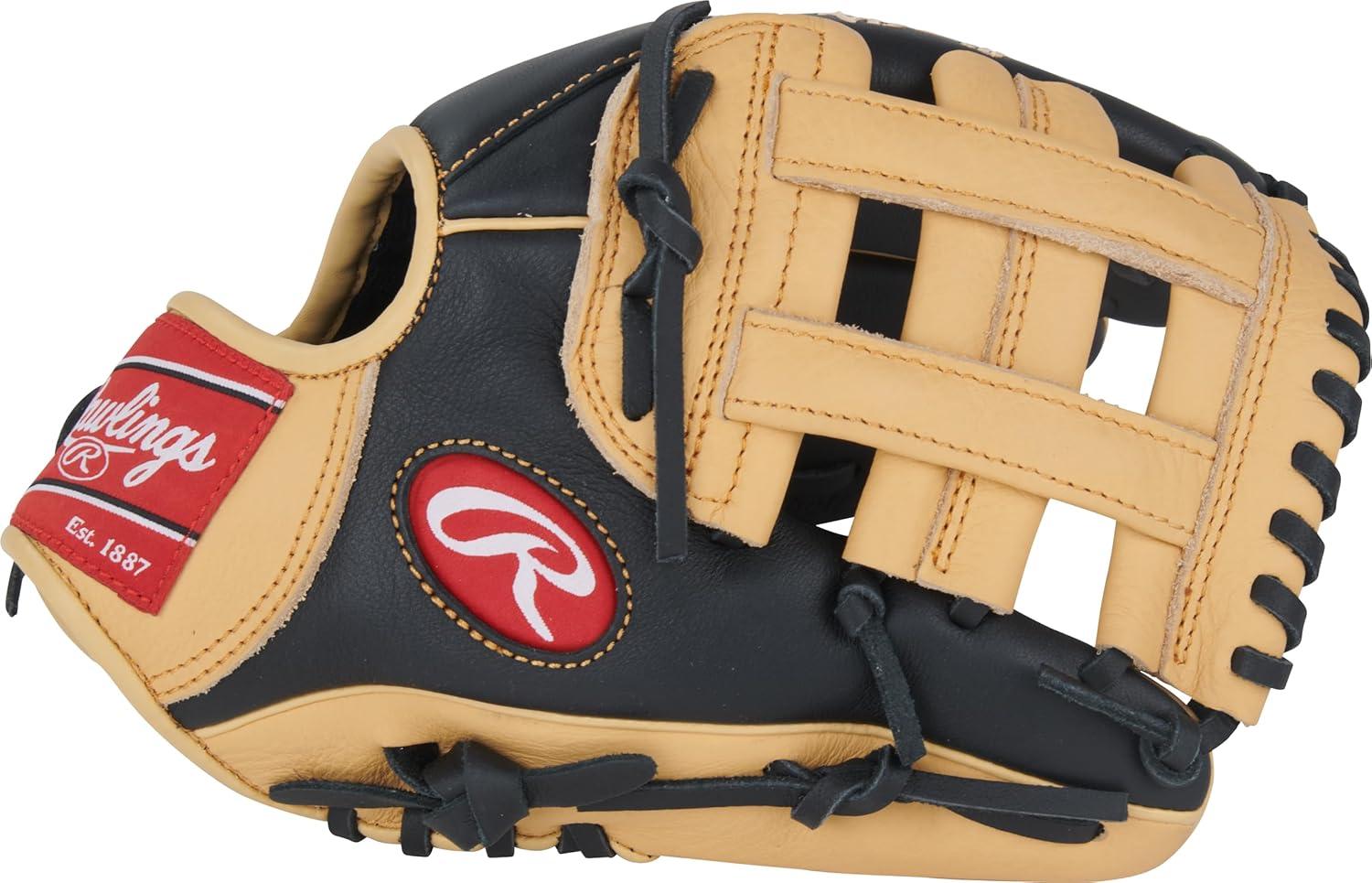 imageRawlings Select PRO LITE Youth Baseball Glove Pro Player Models Sizes 105quot 1225quot Multiple StylesFernando Tatis Jr Pro H Web Black Camel
