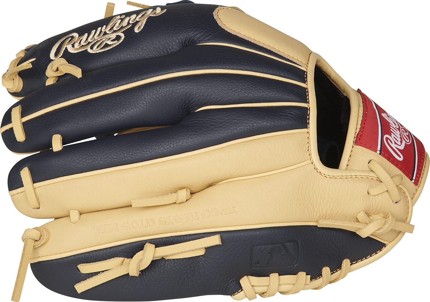 imageRawlings Select PRO LITE Youth Baseball Glove Pro Player Models Sizes 105quot 1225quot Multiple StylesManny Machado Navy Camel