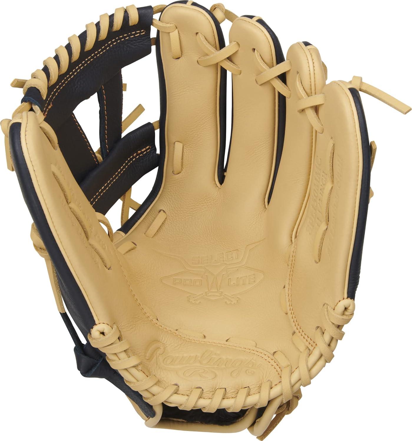 imageRawlings Select PRO LITE Youth Baseball Glove Pro Player Models Sizes 105quot 1225quot Multiple StylesManny Machado Navy Camel