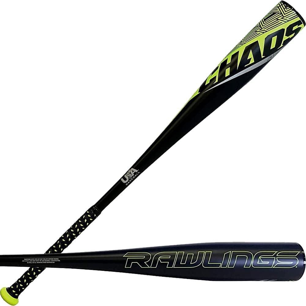 imageRawlings  CHAOS Baseball Bat  USA  11 Drop  2 58quot Barrel  1 Pc Aluminum30 inch