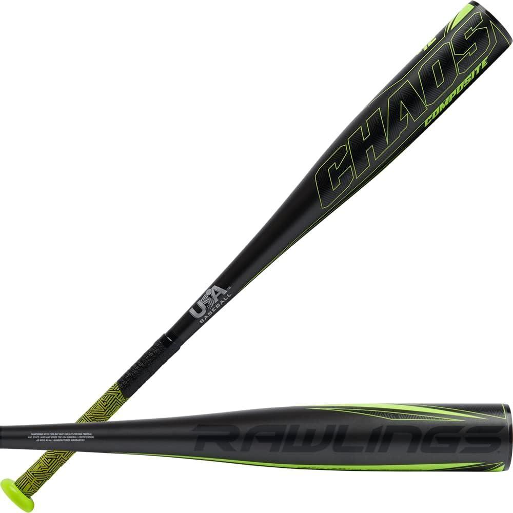 imageRawlings  CHAOS Youth Baseball Bat  USA  12 Drop  1 Pc Composite  2 58 Barrel  Multiple Lengths30 Inch