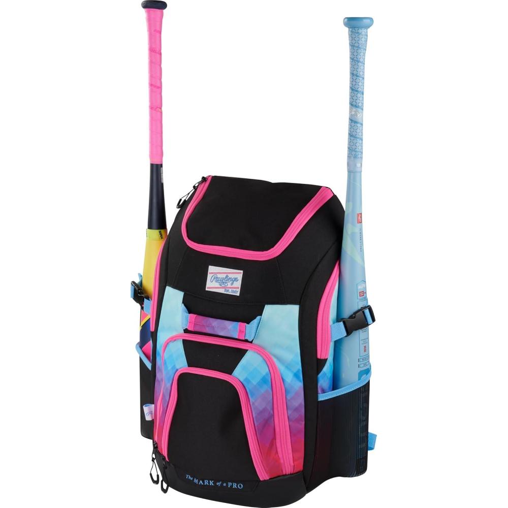 imageRawlings  FRANCHISE 20 Players Backpack  BaseballSoftball  RecTravel  Multiple StylesMIAMI
