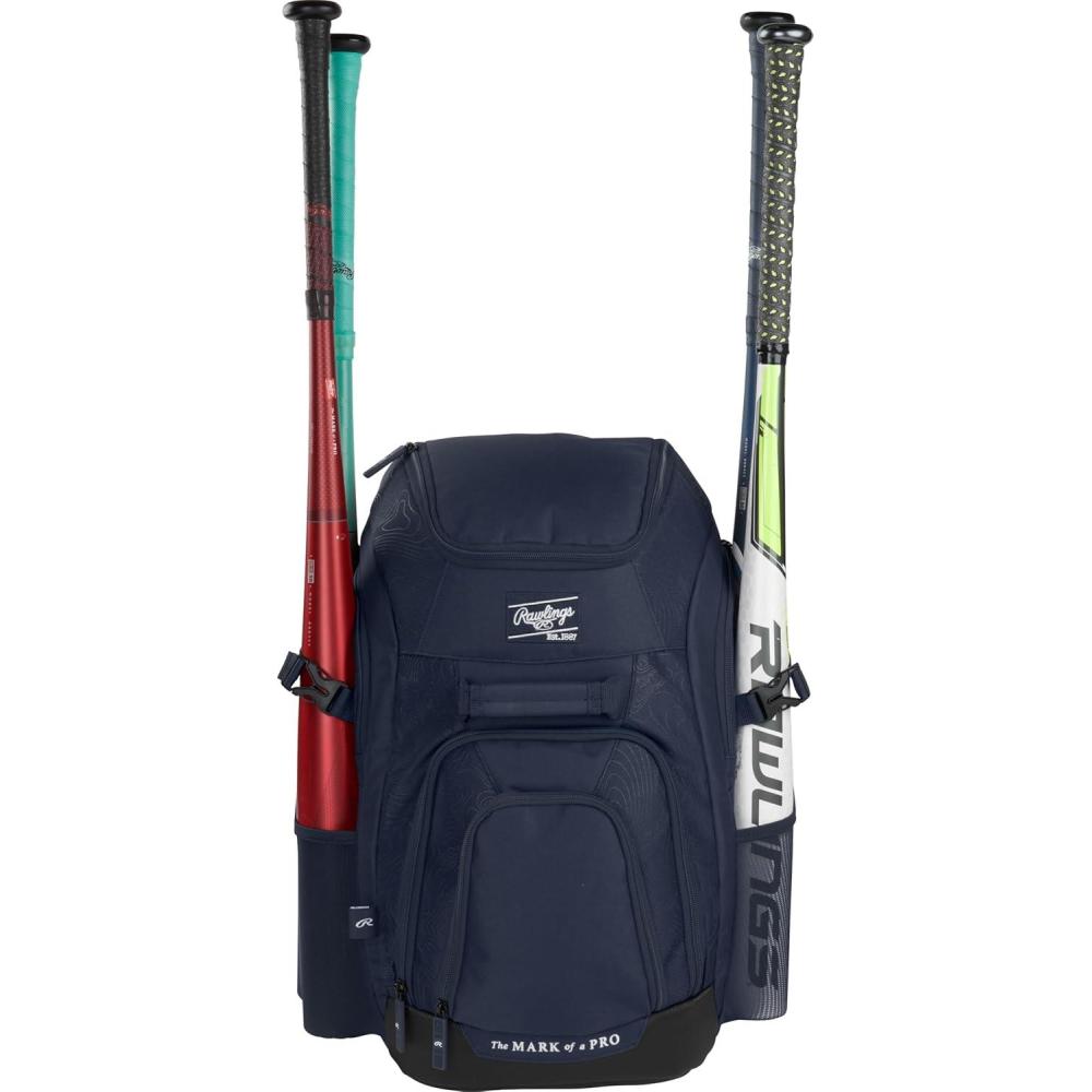 imageRawlings  FRANCHISE 20 Players Backpack  BaseballSoftball  RecTravel  Multiple StylesNAVY