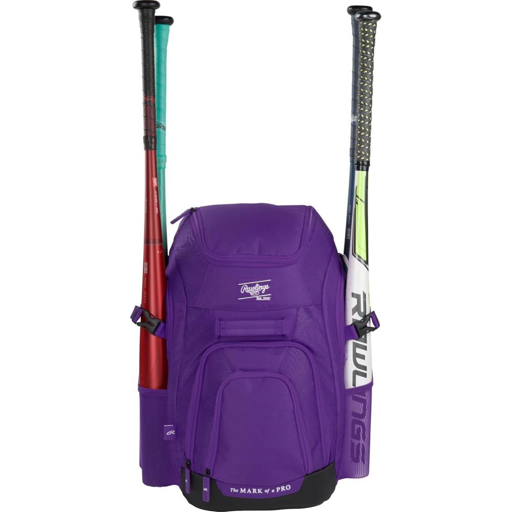 imageRawlings  FRANCHISE 20 Players Backpack  BaseballSoftball  RecTravel  Multiple StylesPURPLE