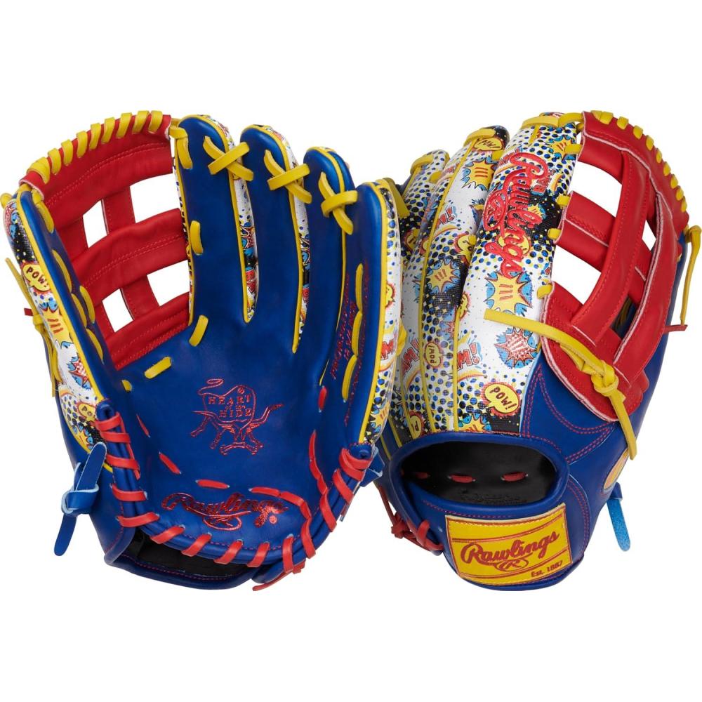 imageRawlings  Heart of The Hide Baseball Glove  Limited Edition ColorSync Series  Multiple StylesRoyalScarletComic