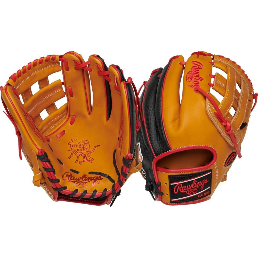 imageRawlings  Heart of The Hide Baseball Glove  Limited Edition ColorSync Series  Multiple StylesTanBlackScarlet