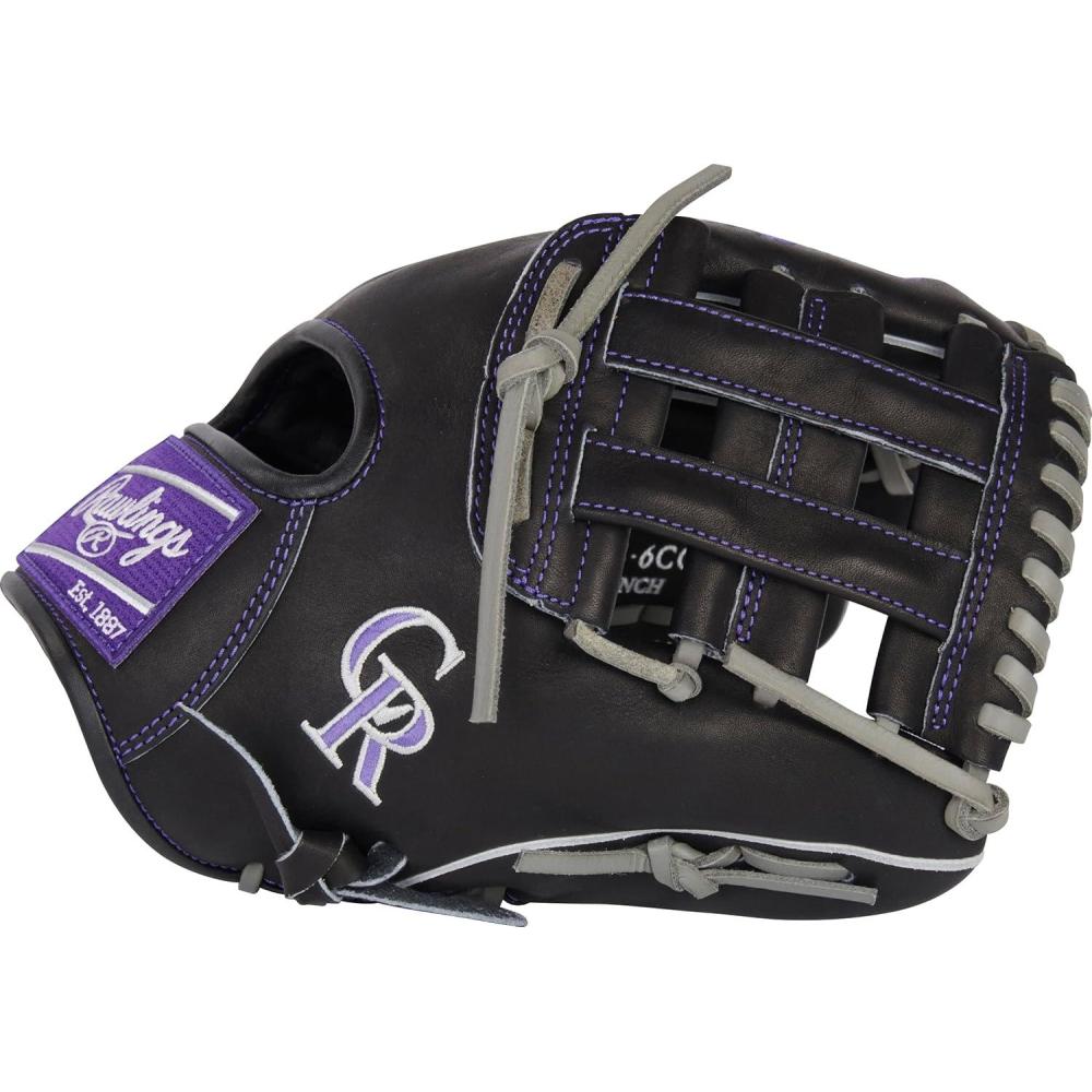 imageRawlings  Heart of The Hide MLB Team Logo Baseball Glove  All MLB Team Options AvailableColorado Rockies  115  Pro HWeb