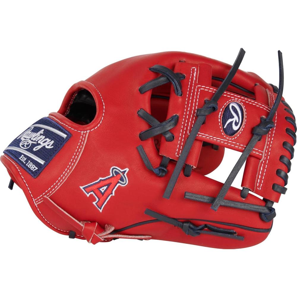 imageRawlings  Heart of The Hide MLB Team Logo Baseball Glove  All MLB Team Options AvailableLos Angeles Angels  115  Pro IWeb