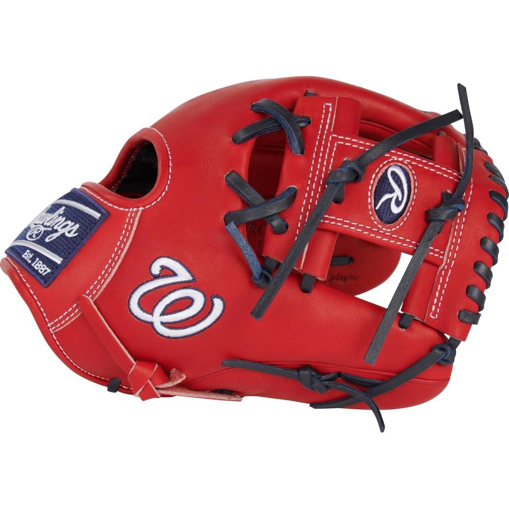 imageRawlings  Heart of The Hide MLB Team Logo Baseball Glove  All MLB Team Options AvailableWashington Nationals  115  Pro IWeb