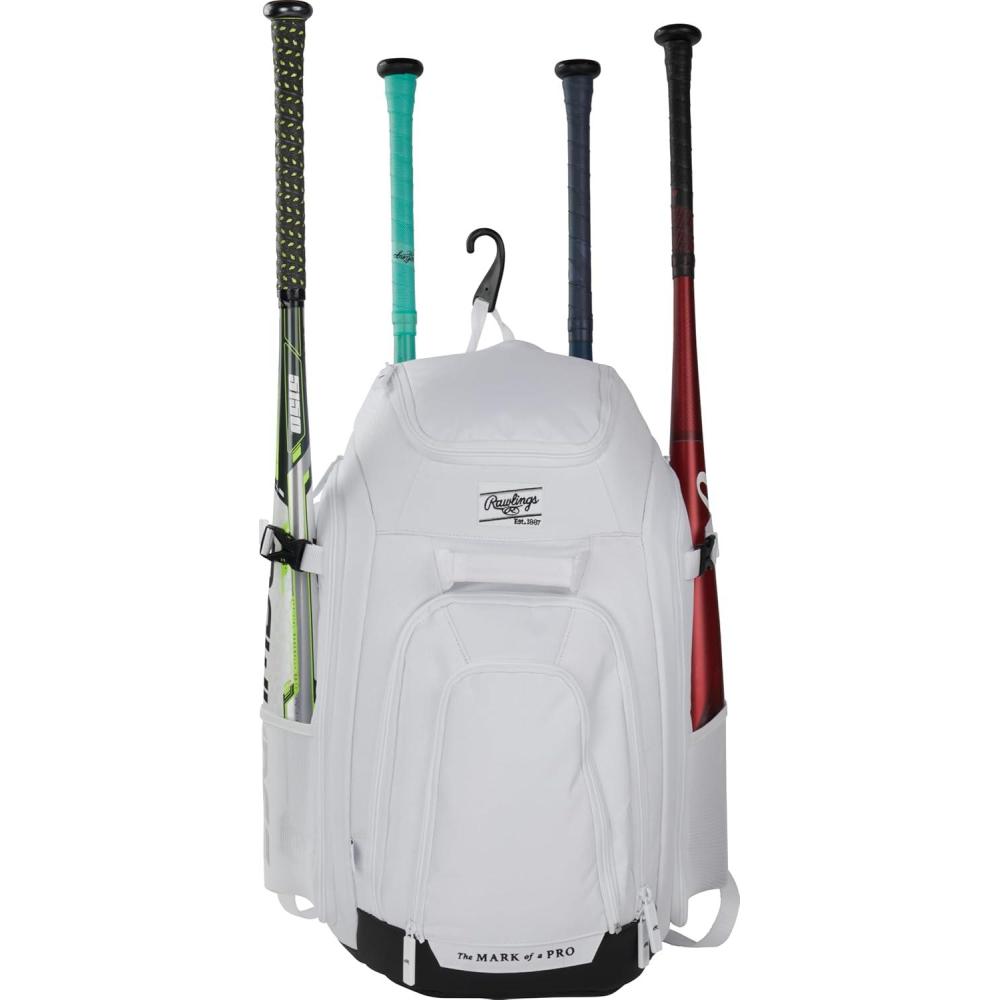 imageRawlings  LEGION 20 Players Backpack  BaseballSoftball  Multiple StylesWHITE