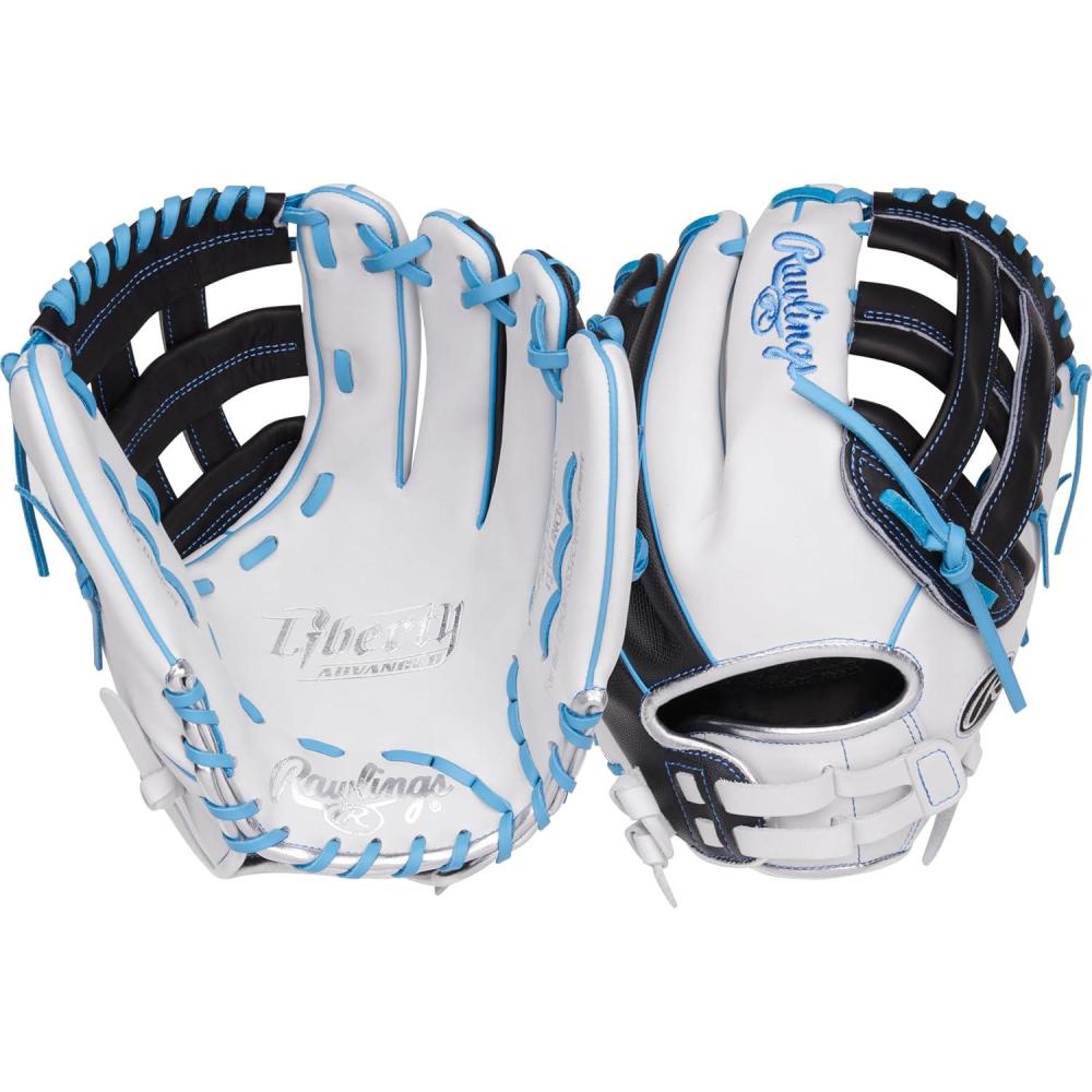 imageRawlings  Liberty Advanced Fastpitch Softball Glove  Sizes 1175quot  1325quot  Multiple StylesWhite  Black Speedshell  Pro H Web