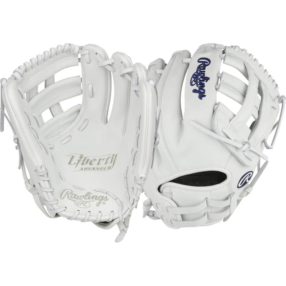 imageRawlings  Liberty Advanced Fastpitch Softball Glove  Sizes 1175quot  1325quot  Multiple StylesWhite  Pro H Web