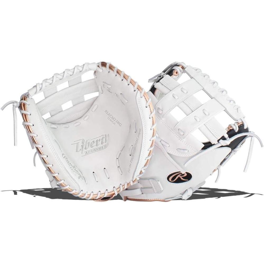 imageRawlings  Liberty Advanced Fastpitch Softball Glove  Sizes 1175quot  1325quot  Multiple StylesWhite  Rose Gold  Pro H Web  Pull Strap