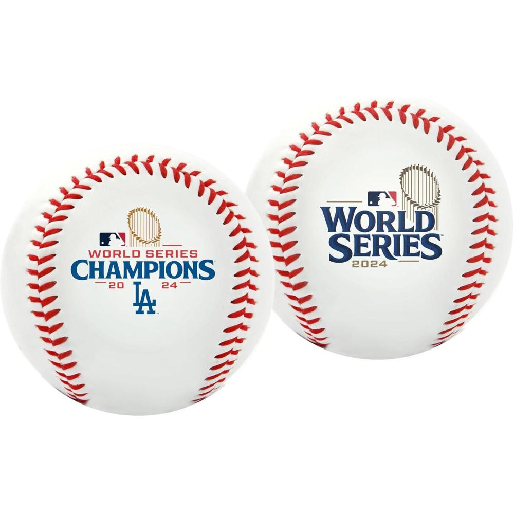 imageRawlings  Official 2024 World Series Champions  Los Angeles Dodgers  Commemorative Baseball  Multiple StylesWhite  Vinyl  Champions