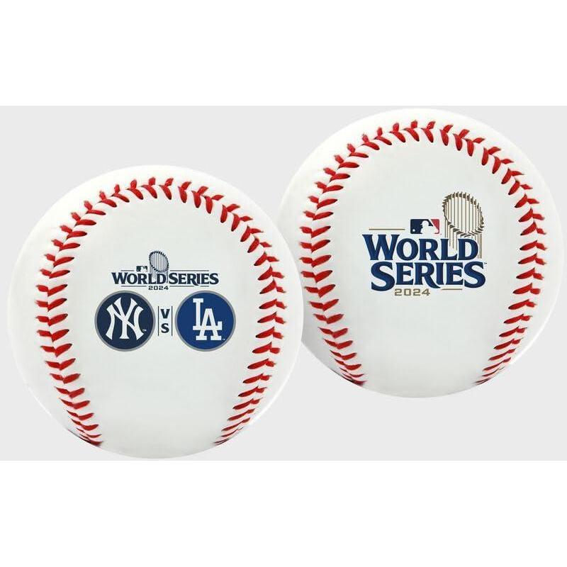 imageRawlings  Official 2024 World Series Champions  Los Angeles Dodgers  Commemorative Baseball  Multiple StylesWhiteNavy  Vinyl  Dueling