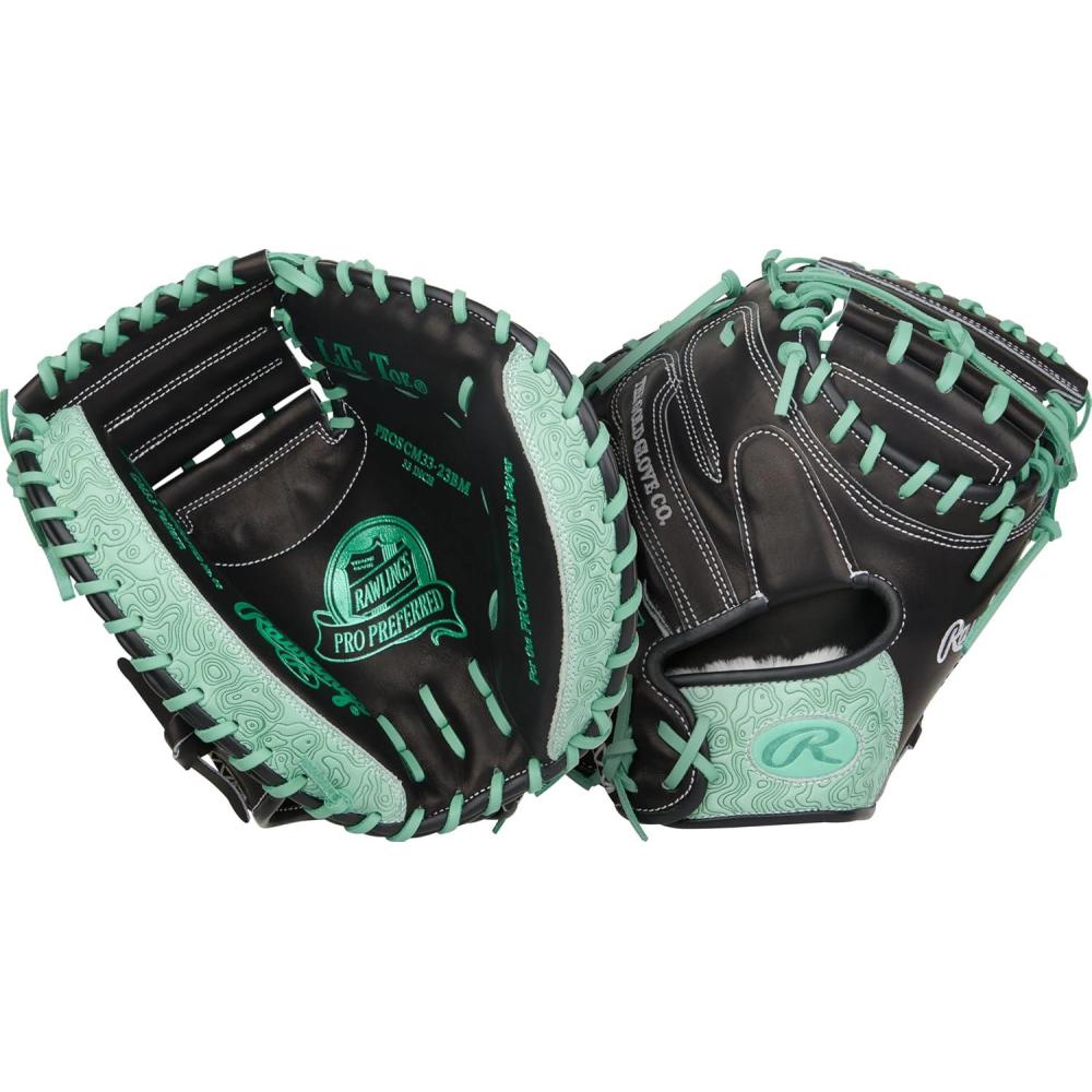 imageRawlings  PRO Preferred Baseball Glove  Sizes 115quot  1275quot  Multiple StylesBlack  Mint  Single Post Double Bar Web