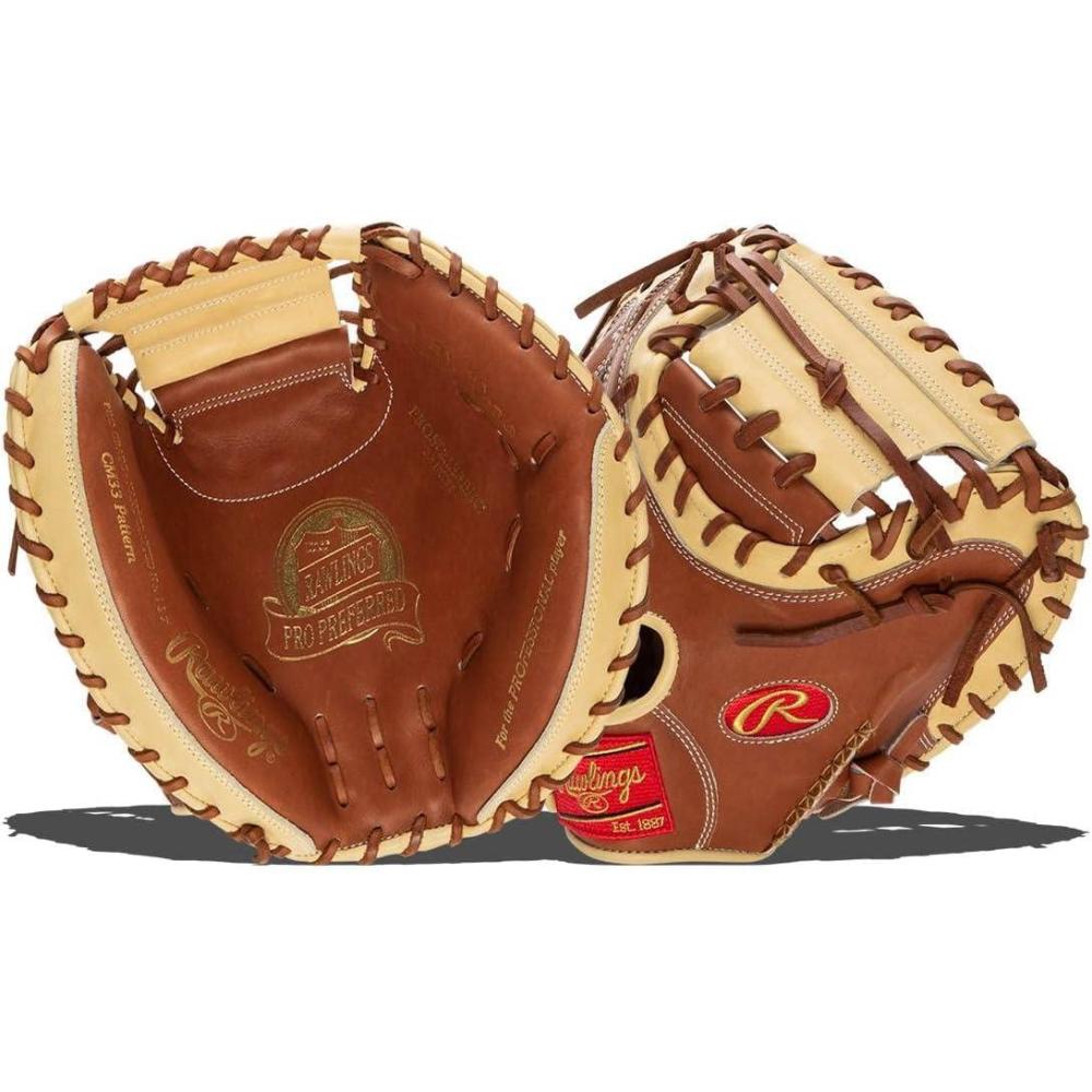 imageRawlings  PRO Preferred Baseball Glove  Sizes 115quot  1275quot  Multiple StylesTan  Camel  1Piece Solid Web