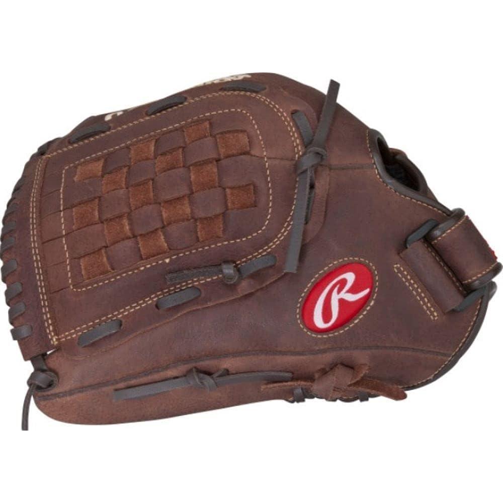 imageRawlings  Player Preferred Adult Ball Glove  BaseballSlowpitch Softball  Multiple StylesPull Strap  Basket Web  Brown