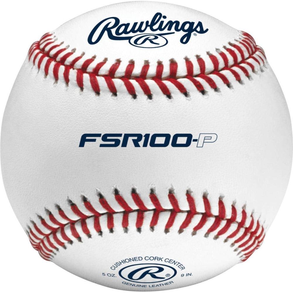 imageRawlings  R100P Practice Baseballs  Collegiate  High School  Youth  FlatRaised Seam OptionsBox of 12