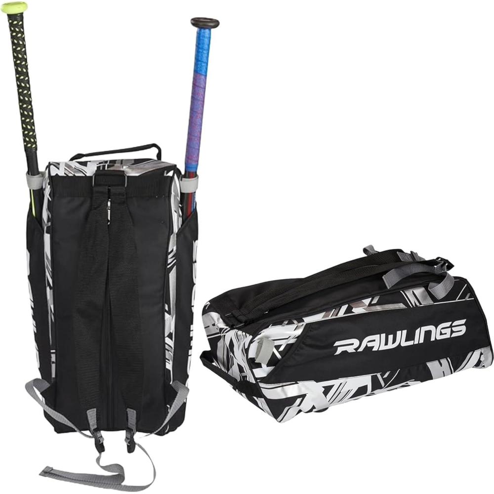imageRawlings  REMIX Duffel Equipment Bag  TBall ampamp Youth BaseballSoftball  Multiple ColorsBlack