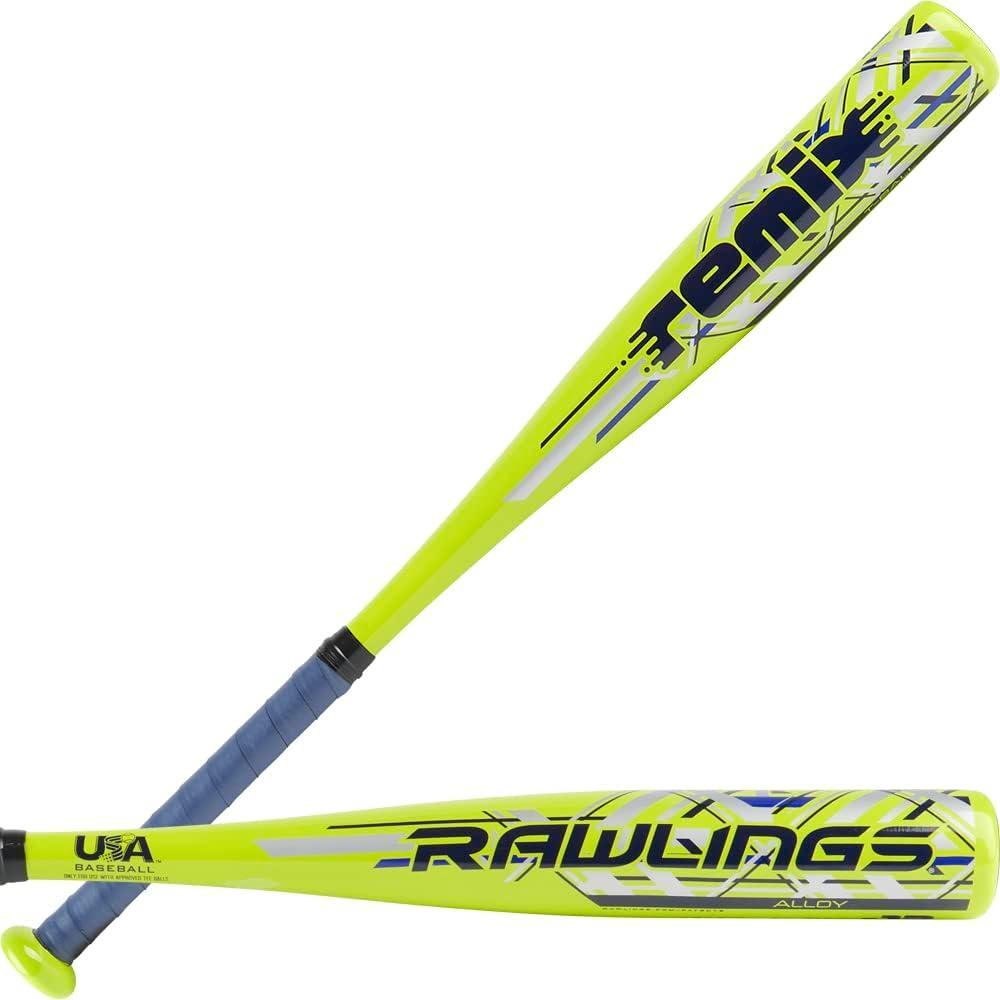 imageRawlings  Remix TBall Bat  USA Baseball ampamp Softball  12 Drop  2 14quot Barrel  1 Pc AluminumGreen
